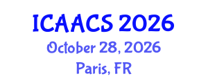 International Conference on Agriculture, Agronomy and Crop Sciences (ICAACS) October 28, 2026 - Paris, France International Conference on Agriculture, Agronomy and Crop Sciences (ICAACS) October 28, 2026 - Paris, France