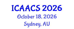 International Conference on Agriculture, Agronomy and Crop Sciences (ICAACS) October 18, 2026 - Sydney, Australia International Conference on Agriculture, Agronomy and Crop Sciences (ICAACS) October 18, 2026 - Sydney, Australia