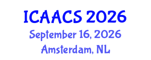 International Conference on Agriculture, Agronomy and Crop Sciences (ICAACS) September 16, 2026 - Amsterdam, Netherlands International Conference on Agriculture, Agronomy and Crop Sciences (ICAACS) September 16, 2026 - Amsterdam, Netherlands