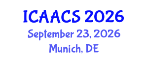 International Conference on Agriculture, Agronomy and Crop Sciences (ICAACS) September 23, 2026 - Munich, Germany International Conference on Agriculture, Agronomy and Crop Sciences (ICAACS) September 23, 2026 - Munich, Germany