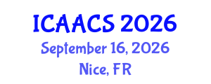 International Conference on Agriculture, Agronomy and Crop Sciences (ICAACS) September 16, 2026 - Nice, France International Conference on Agriculture, Agronomy and Crop Sciences (ICAACS) September 16, 2026 - Nice, France