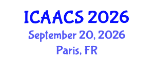 International Conference on Agriculture, Agronomy and Crop Sciences (ICAACS) September 20, 2026 - Paris, France International Conference on Agriculture, Agronomy and Crop Sciences (ICAACS) September 20, 2026 - Paris, France