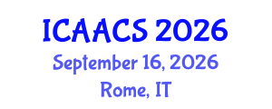 International Conference on Agriculture, Agronomy and Crop Sciences (ICAACS) September 16, 2026 - Rome, Italy