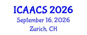 International Conference on Agriculture, Agronomy and Crop Sciences (ICAACS) September 16, 2026 - Zurich, Switzerland