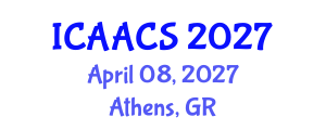 International Conference on Agriculture, Agronomy and Crop Sciences (ICAACS) April 08, 2027 - Athens, Greece International Conference on Agriculture, Agronomy and Crop Sciences (ICAACS) April 08, 2027 - Athens, Greece