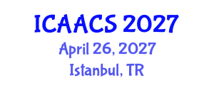 International Conference on Agriculture, Agronomy and Crop Sciences (ICAACS) April 26, 2027 - Istanbul, Turkey International Conference on Agriculture, Agronomy and Crop Sciences (ICAACS) April 26, 2027 - Istanbul, Turkey