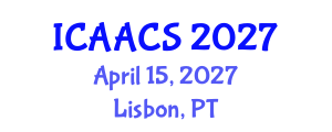 International Conference on Agriculture, Agronomy and Crop Sciences (ICAACS) April 15, 2027 - Lisbon, Portugal International Conference on Agriculture, Agronomy and Crop Sciences (ICAACS) April 15, 2027 - Lisbon, Portugal