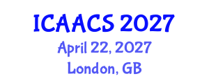 International Conference on Agriculture, Agronomy and Crop Sciences (ICAACS) April 22, 2027 - London, United Kingdom International Conference on Agriculture, Agronomy and Crop Sciences (ICAACS) April 22, 2027 - London, United Kingdom