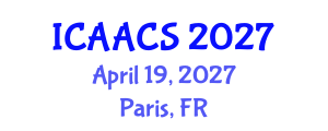 International Conference on Agriculture, Agronomy and Crop Sciences (ICAACS) April 19, 2027 - Paris, France International Conference on Agriculture, Agronomy and Crop Sciences (ICAACS) April 19, 2027 - Paris, France