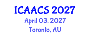 International Conference on Agriculture, Agronomy and Crop Sciences (ICAACS) April 03, 2027 - Toronto, Australia International Conference on Agriculture, Agronomy and Crop Sciences (ICAACS) April 03, 2027 - Toronto, Australia