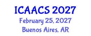 International Conference on Agriculture, Agronomy and Crop Sciences (ICAACS) February 25, 2027 - Buenos Aires, Argentina International Conference on Agriculture, Agronomy and Crop Sciences (ICAACS) February 25, 2027 - Buenos Aires, Argentina