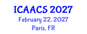 International Conference on Agriculture, Agronomy and Crop Sciences (ICAACS) February 22, 2027 - Paris, France International Conference on Agriculture, Agronomy and Crop Sciences (ICAACS) February 22, 2027 - Paris, France