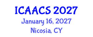 International Conference on Agriculture, Agronomy and Crop Sciences (ICAACS) January 16, 2027 - Nicosia, Cyprus International Conference on Agriculture, Agronomy and Crop Sciences (ICAACS) January 16, 2027 - Nicosia, Cyprus