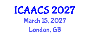 International Conference on Agriculture, Agronomy and Crop Sciences (ICAACS) March 15, 2027 - London, United Kingdom International Conference on Agriculture, Agronomy and Crop Sciences (ICAACS) March 15, 2027 - London, United Kingdom