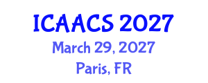 International Conference on Agriculture, Agronomy and Crop Sciences (ICAACS) March 29, 2027 - Paris, France International Conference on Agriculture, Agronomy and Crop Sciences (ICAACS) March 29, 2027 - Paris, France