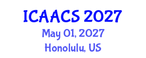 International Conference on Agriculture, Agronomy and Crop Sciences (ICAACS) May 01, 2027 - Honolulu, United States International Conference on Agriculture, Agronomy and Crop Sciences (ICAACS) May 01, 2027 - Honolulu, United States