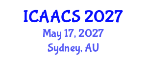 International Conference on Agriculture, Agronomy and Crop Sciences (ICAACS) May 17, 2027 - Sydney, Australia International Conference on Agriculture, Agronomy and Crop Sciences (ICAACS) May 17, 2027 - Sydney, Australia