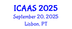 International Conference on Agriculture and Animal Sciences (ICAAS) September 20, 2025 - Lisbon, Portugal