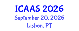 International Conference on Agriculture and Animal Sciences (ICAAS) September 20, 2026 - Lisbon, Portugal