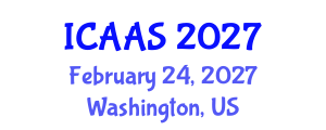 International Conference on Agriculture and Animal Sciences (ICAAS) February 24, 2027 - Washington, United States International Conference on Agriculture and Animal Sciences (ICAAS) February 24, 2027 - Washington, United States