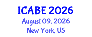 International Conference on Agriculture and Bioprocess Engineering (ICABE) August 09, 2026 - New York, United States