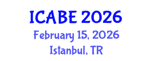 International Conference on Agriculture and Bioprocess Engineering (ICABE) February 15, 2026 - Istanbul, Turkey