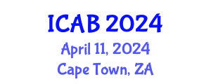 International Conference on Agriculture and Biotechnology (ICAB) April 11, 2024 - Cape Town, South Africa