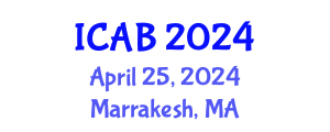 International Conference on Agriculture and Biotechnology (ICAB) April 25, 2024 - Marrakesh, Morocco