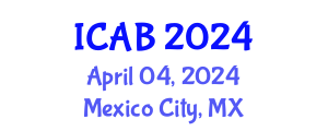 International Conference on Agriculture and Biotechnology (ICAB) April 04, 2024 - Mexico City, Mexico