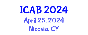 International Conference on Agriculture and Biotechnology (ICAB) April 25, 2024 - Nicosia, Cyprus