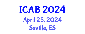International Conference on Agriculture and Biotechnology (ICAB) April 25, 2024 - Seville, Spain