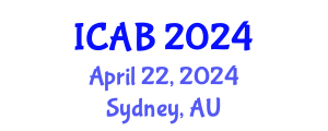International Conference on Agriculture and Biotechnology (ICAB) April 22, 2024 - Sydney, Australia