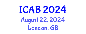 International Conference on Agriculture and Biotechnology (ICAB) August 22, 2024 - London, United Kingdom