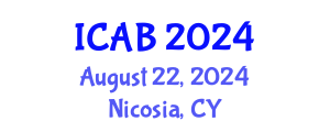 International Conference on Agriculture and Biotechnology (ICAB) August 22, 2024 - Nicosia, Cyprus