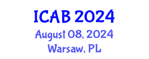 International Conference on Agriculture and Biotechnology (ICAB) August 08, 2024 - Warsaw, Poland