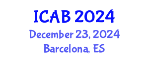International Conference on Agriculture and Biotechnology (ICAB) December 23, 2024 - Barcelona, Spain