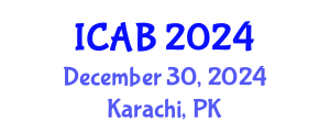 International Conference on Agriculture and Biotechnology (ICAB) December 30, 2024 - Karachi, Pakistan
