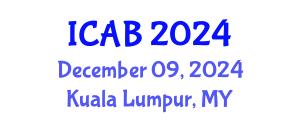 International Conference on Agriculture and Biotechnology (ICAB) December 09, 2024 - Kuala Lumpur, Malaysia