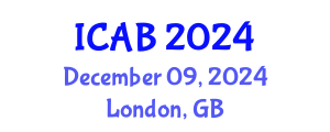 International Conference on Agriculture and Biotechnology (ICAB) December 09, 2024 - London, United Kingdom