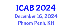 International Conference on Agriculture and Biotechnology (ICAB) December 16, 2024 - Phnom Penh, Cambodia