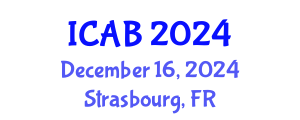 International Conference on Agriculture and Biotechnology (ICAB) December 16, 2024 - Strasbourg, France