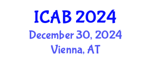 International Conference on Agriculture and Biotechnology (ICAB) December 30, 2024 - Vienna, Austria