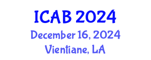 International Conference on Agriculture and Biotechnology (ICAB) December 16, 2024 - Vientiane, Laos