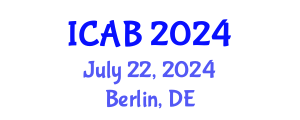 International Conference on Agriculture and Biotechnology (ICAB) July 22, 2024 - Berlin, Germany