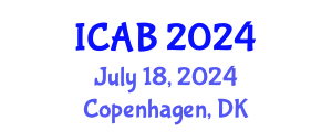 International Conference on Agriculture and Biotechnology (ICAB) July 18, 2024 - Copenhagen, Denmark