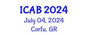 International Conference on Agriculture and Biotechnology (ICAB) July 04, 2024 - Corfu, Greece