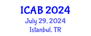 International Conference on Agriculture and Biotechnology (ICAB) July 29, 2024 - Istanbul, Turkey