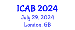 International Conference on Agriculture and Biotechnology (ICAB) July 29, 2024 - London, United Kingdom