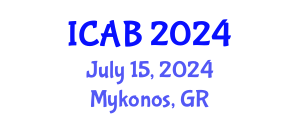 International Conference on Agriculture and Biotechnology (ICAB) July 15, 2024 - Mykonos, Greece