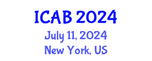 International Conference on Agriculture and Biotechnology (ICAB) July 11, 2024 - New York, United States